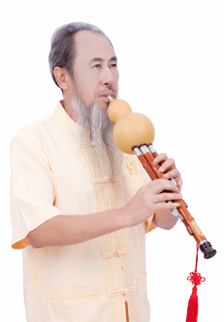 葫芦丝演奏家、传承人：李仲培老师(图1)